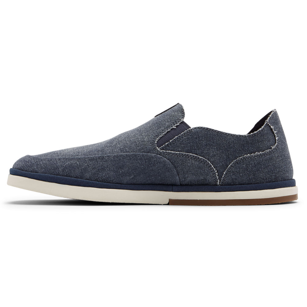 Rockport Slip-Ons Herre Marineblå - Austyn - YXAE94538